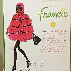 NEW Fuchsia'N Fur Francie Collectors Gold Label Barbie, 2012, African American