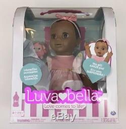 NEW! Luvabella African American Doll Brunette Dark Brown Ethnic Boxed UK