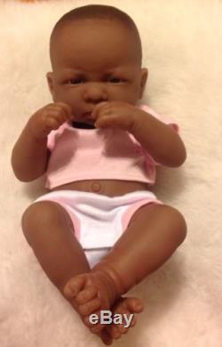 NEW Precious Preemie Berenguer La Newborn Doll + Extras African American Doll