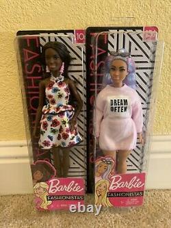 NIB Lot Of 13 Barbie Fashionista/ Barbie African American Dolls