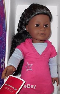 NIB NEW AMERICAN GIRL JUST LIKE YOU African American Dark Skin Doll