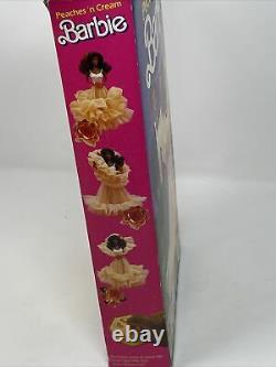 NOS 1984 Peaches'n Cream AA African American Barbie Doll #7926 Mattel NRFB