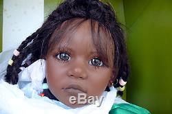 NRFB 26 Annette Himstedt Ayoka Doll #4848 African American Girl Doll