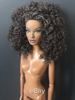 NUDE Top Model Nikki Barbie Doll 2007 Pivotal Model Muse African American Doll