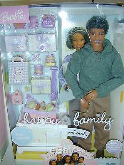 New 2 Happy Family Barbie Dolls Grandparent African American Grandma Grandpa