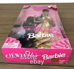 New Barbie 1995 Jewel Hair Mermaid Aa Doll Longest Hair Ever #14587
