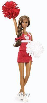 New Barbie Collector University Of Oklahoma African-American Doll Girl Toy Chris