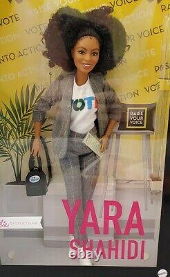 New Mattel Yara Shahidi Doll Barbie Signature 2020 LIMITED EDITION Vote Shero