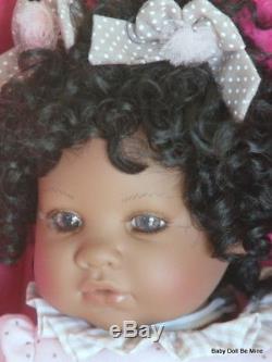 New in Box Adora Curls of Love 20 Vinyl African American Toddler Doll