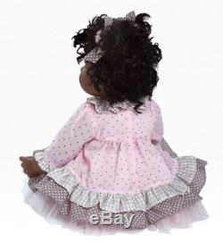 New in Box Adora Curls of Love 20 Vinyl African American Toddler Doll