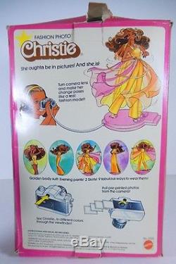 Nib Barbie Doll 1977 Vintage Fashion Photo Christie African American Black Aa