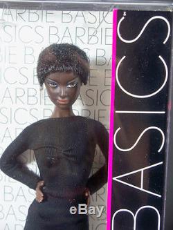 Nib Barbie Doll 2009 Bascis 04 001 Black Aa African American Big Sale L@@k
