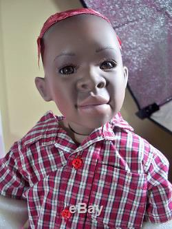 Nib Marie Osmond Emmanuel Doll Haiti Relief Aa Rare! African American Black