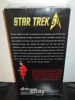 Nichelle Nichols Star Trek Lt. Uhura Doll NRFB 50th Anniversary