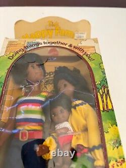 Nip Vintage Mattel The Happy Family #7279 African American Family 1974