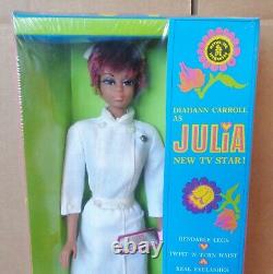 Nisb New Vintage 1968 Mattel Diahann Carroll As Nurse Julia Tnt Barbie Doll 1127