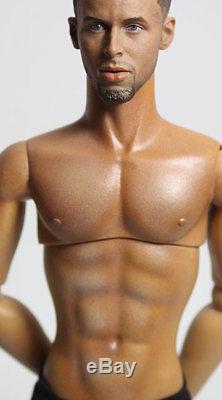 OOAK Integrity Fashion Royalty African American Homme Doll-Anatomically Correct