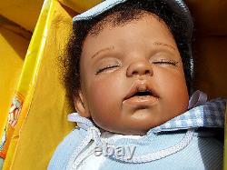 Ooak Monika Levenig Masterpiece Artist Original African American Black Doll Nrfb