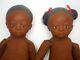 Pair African American Doll by Artist Rebecca Wilson Biedermann Bisque P1677