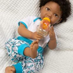 Paradise Galleries African American Black Reborn Baby Boy Doll, Wonderfully Made