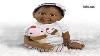Paradise Galleries African American Realistic Baby Doll Sweet Cherry Black Eyes 19