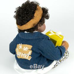 Paradise Galleries African American Reborn Toddler Girl Doll- Surprise & Delight