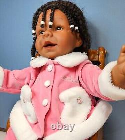Pat Secrist African American Adorable Baby Girl Braided Hair 20-inch Cutie Pie