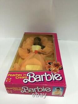 Peaches'n Cream Barbie Black Vintage 1984 NRFB No 9516