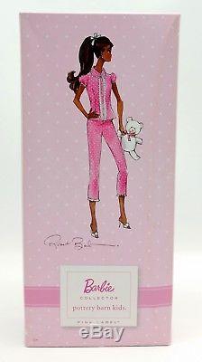 Pink Label Pottery Barn Kids Barbie No. T2852 African American AA NRFB