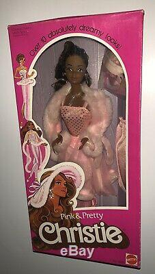 Pink + Pretty Christie Barbie Doll AA Vintage 3555 1981 Steffie Face RARE HTF