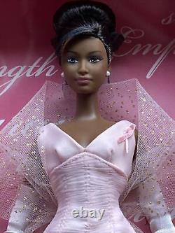 Pink Ribbon Barbie Collector AA Black Doll Pink Label New NRFB 2006 Mattel