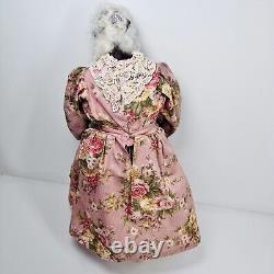 Polymer Clay Artist Doll OOAK Church Lady 17 Sunday Best African American