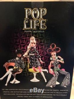 Pop Life Doll (African-American) Pivotal Mod Barbie Doll Collector Gold Label