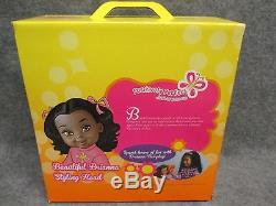 Positively Perfect Collection Brianna Styling Head Doll African American Green