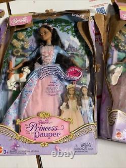Princess Anneliese Erika King Dominick Barbie 2004 The Princess & the Pauper Lot