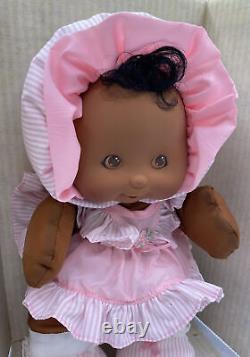 Puffalump Kids Baby Plush Doll African American Limited Ed. 1992 Fisher Price