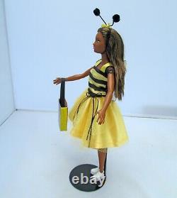 Queen Bumble Honey Bee Barbie Doll OOAK Halloween Costume Dress African American