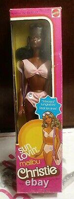 RARE 1978 Sun Lovin' Malibu Christie BARBIE Mattel #7745 NIB
