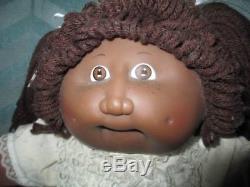 RARE 1983 FRECKLES AFRICAN AMERICAN GIRL CABBAGE PATCH KIDS DOLL, Old Dolls