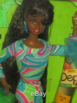 RARE 1991 TOTALLY HAIR AA African American Barbie Longest Hair #5948 NRFB
