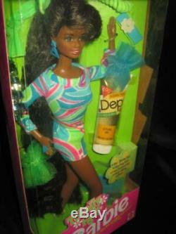 RARE 1991 TOTALLY HAIR AA African American Barbie Longest Hair #5948 NRFB
