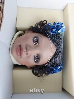 RARE CHRISTINE ORANGE Porcelain doll CALLIE African American ELITE dolls