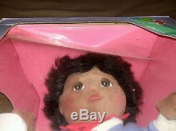 RARE Mattel My Child Doll African American Girl Boy NIB Black Hair Brown Eyes