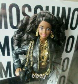 RARE Moschino AA Barbie NRFB No more than 700 African American worldwide! Sh