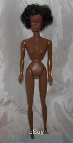 RARE Vintage 60s AFRICAN AMERICAN BILD LILLI BARBIE CLONE Doll withDress Hong Kong