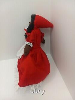 RARE Vintage African American Little Red Riding Hood Grandma Topsy Turvy Doll