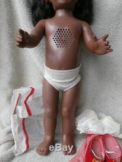 RARE Vintage Chatty Cathy African American Doll with Original Tagged Outfit
