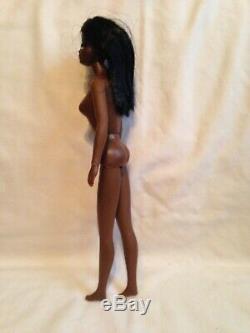 RARE Vintage Live Action Barbie Doll Christie African American Black 1968 Mattel