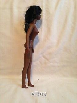 RARE Vintage Live Action Barbie Doll Christie African American Black 1968 Mattel