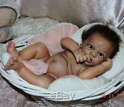 Randee's Reborn Newborn Baby Girl Eloisa Arcello Aa Ethnic Biracial Doll Art Le